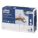 TORK 100297, Premium Falthandtücher, 2-lagig, weiß, H2, Interfold - 21 x 34 cm - 2100 Blatt