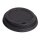 Kaffeebecher-Deckel, schwarz, BIO-CPLA - ø 80 mm (für 200 ml Becher) - 1000 Stück