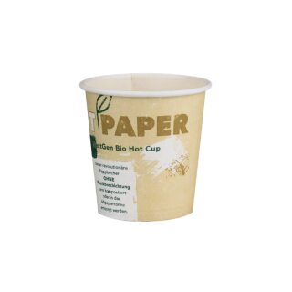 Kaffeebecher NextGen Bio, Just Paper, beige/grün,...