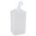 Leerflasche mit Spritzdüsendeckel,  für z.B. Desinfektionsmittel-Spender, Euro-Standard, Kunststoff, weiß/transparent, Kapazität: 500 ml - 1 Stück