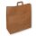 Papier-Tragetaschen mit Henkel, braun, ohne Motiv - 45 + 17 x 48 cm - 150 Stück