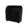 Handtuchrollenspender, Autocut, für Außenabrollung, schwarz, abschließbar, Rollenbreite max. 21 cm
