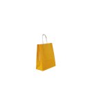 Papier-Tragetaschen mit Henkel, sonnengelb, Motiv:...