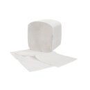 Palette Toiletten-Faltpapier, Zellstoff, 2-lagig...