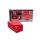 Zelltuch-Servietten, 3-lagig, rot, 1/8 Falz - 33 x 33 cm - 250 Stück