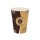 Kaffeebecher, "Classic", braun / beige, "Coffee to go" - 300 ml / 12 oz - 1000 Stück