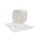 Toiletten-Faltpapier, Einzelblatt, Zellstoff, 2-lagig verleimt, V-Falz, 10x21 cm, hochweiß - 9000 Blatt