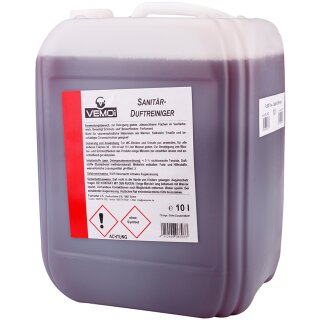 Sanitär-Duftreiniger, rot &ndash; 10 Liter Kanister