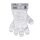PE-Handschuhe / Backshophandschuhe, transparent, geblockt, zum Aufhängen - 100 Stück