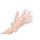 PE-Handschuhe / Backshophandschuhe, transparent, geblockt, zum Aufhängen - 50 x 100 Stück