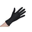 PREMIUM Nitril-Einmalhandschuhe, ungepudert, schwarz, 10...